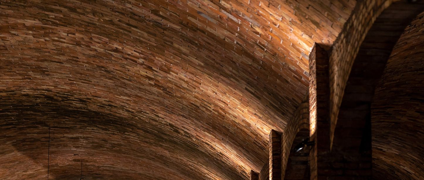 Ceiling of a vaulted cellar